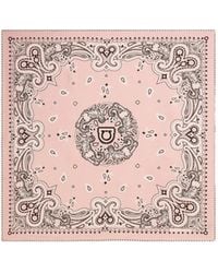 Ferragamo - Arabesque Print Silk Scarf - Lyst