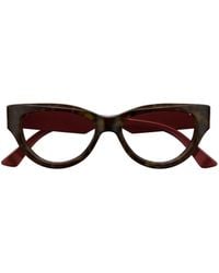 Gucci - Eyewear Cat-Eye Frame Glasses - Lyst