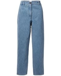 Patou - Patchwork Mid-Rise Straight Leg Jeans - Lyst