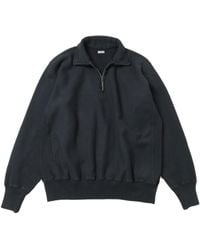 A.PRESSE - Vintage Half Zip Sweatshirt - Lyst