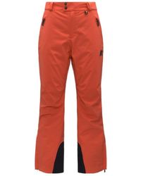 K-Way - Logo Detailed Straight-Leg Trousers - Lyst