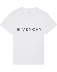 Givenchy - Logo Printed Crewneck T-Shirt - Lyst