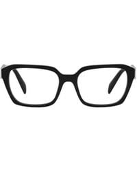 Prada - Eyewear Rectangular Frame Glasses - Lyst