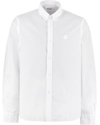 KENZO - Long-Sleeved Cotton Shirt - Lyst