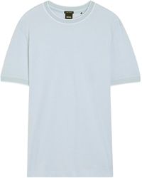 BOSS - Short-Sleeve Cotton Crew-Neck T-Shirt - Lyst