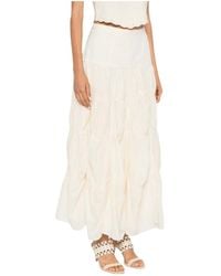 Ulla Johnson - Davina Drop-Waist Mid Skirt - Lyst