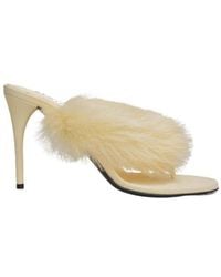 Alaïa - Alaïa Heeled Thong Mules - Lyst
