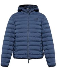 EA7 - Logo Patch Zip-Up Jacket - Lyst