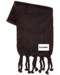 Jil Sander - Fringed-Edges Scarf - Lyst