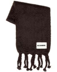 Jil Sander - Fringed-Edges Scarf - Lyst