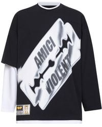 PDF CHANNEL - Pdf Blade Layered Long Sleeve T-Shirt - Lyst