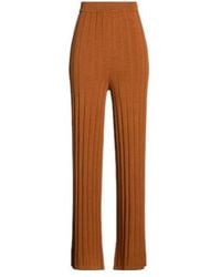 Max Mara - Loose High-Waist Knit Trousers - Lyst
