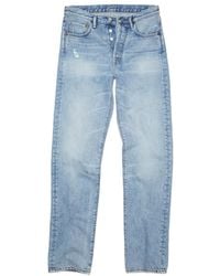 Acne Studios - Distressed Regular-Fit Jeans - Lyst