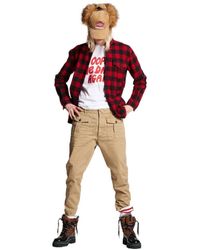 DSquared² - Slim-Cut Tapered Cargo Pants - Lyst