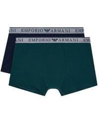 Emporio Armani - Two-Pack Of Boxer Briefs - Lyst