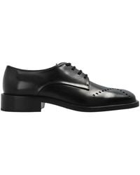 Jil Sander - Perforated Lace-Up Derby Shoes - Lyst