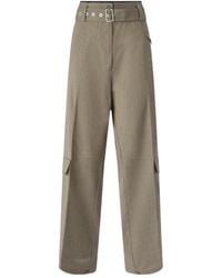 Pinko - Belted Cargo Trousers - Lyst