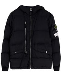 Stone Island - Zipped Down Jacket - Lyst