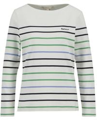 Barbour - Hawkins Striped Long Sleeved Top - Lyst