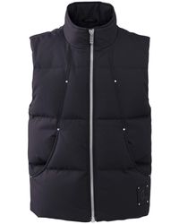 Moose Knuckles - Down Vest With Standing Neck - Lyst