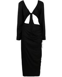 Christopher Esber - Cut-Out Long-Sleeved Dress - Lyst