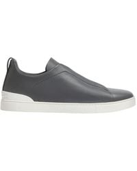 ZEGNA - Triple Stitch Sneakers - Lyst