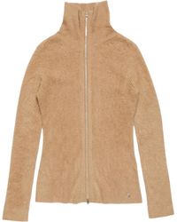 Acne Studios - Cashmere Zip-Up Cardigan - Lyst