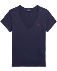 Polo Ralph Lauren - Logo V-Neck T-Shirt - Lyst