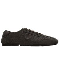 Ferragamo - Lace Up Driver Shoe - Lyst