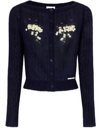 ShuShu/Tong - Embellished Knitted Cardigan - Lyst