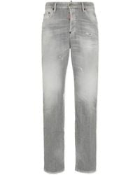 DSquared² - Brushed Wash 642 Distressed Jeans - Lyst