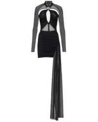 David Koma - Asymmetric Cutout Jersey Minidress - Lyst