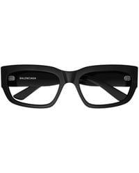 Balenciaga - Eyewear Rectangular Frame Glasses - Lyst