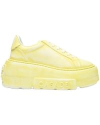 Casadei - Nexus Painting Platform Low-Top Sneakers - Lyst