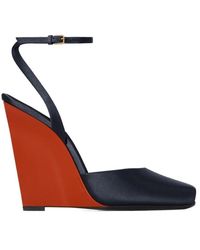 Saint Laurent - Saint Laone Sizerent La Scandale Wedges - Lyst