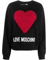 Moschino - 3D Heart Sweatshirt - Lyst