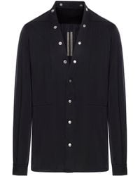 Rick Owens - Larry Fogpocket V-Neck Shirt - Lyst