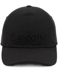 Lanvin - Logo-Embroidered Cap - Lyst