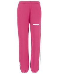 Palm Angels - Logo-Printed High Waist Pants - Lyst