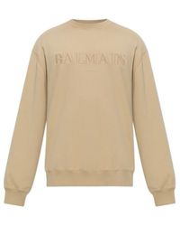 Balmain - Long Sleeve Sweatshirt - Lyst
