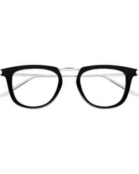 Saint Laurent - Eyewear Square Frame Glasses - Lyst