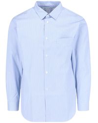 Comme des Garçons - Comme Des Garçons Shirt Striped Long-Sleeved Shirt - Lyst
