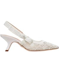 Dior - Lace Slingback Pumps - Lyst