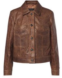 Nili Lotan - Susannah Leather Jacket - Lyst