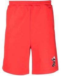 Helmut Lang - Figure Logo-Print Shorts - Lyst