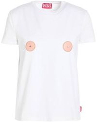 DIESEL - Solid-Color T-Shirt - Lyst