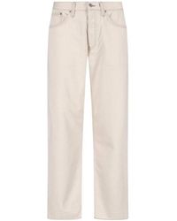 sunflower - Logo Patch Straight-Leg Jeans - Lyst