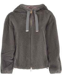 Herno - Zip-Up Hooded Jacket - Lyst