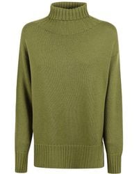 Drumohr - High Neck Knitted Sweater - Lyst
