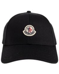 Moncler - Logo Embroidered Baseball Cap - Lyst